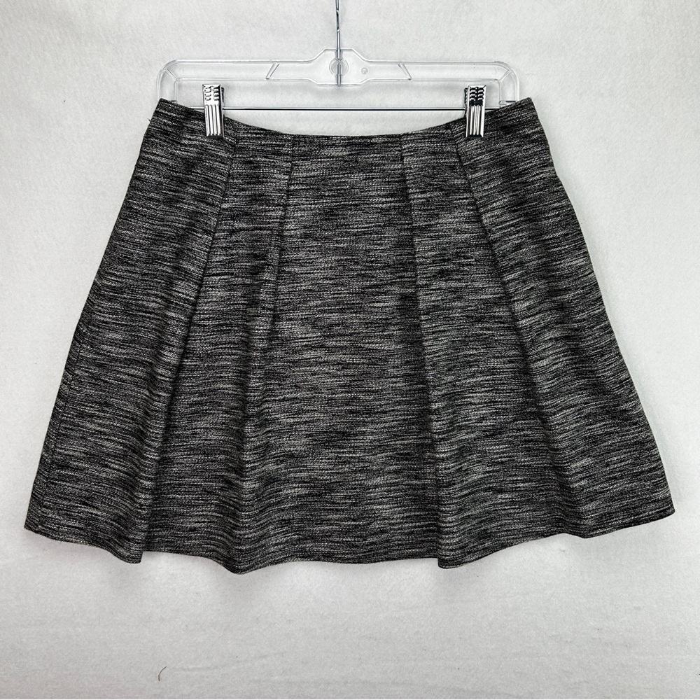Madewell Countdown Gray Pleated Skirt Size 6 (649)